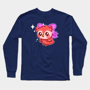 Celestial Owl - Cute Kawaii Owl Long Sleeve T-Shirt